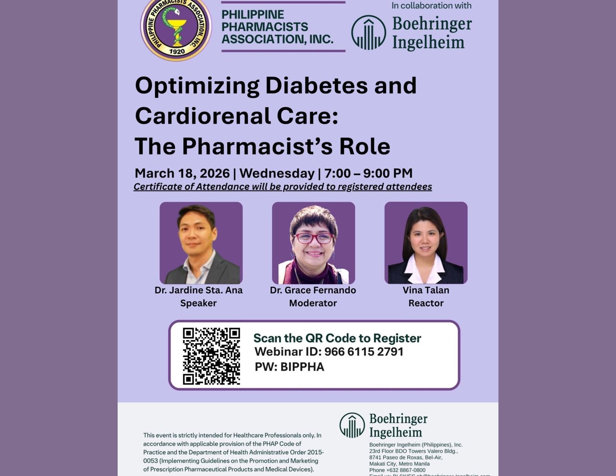 [Webinar] Optimizing Diabetes and Cardiorenal Care: The Pharmacists` Role